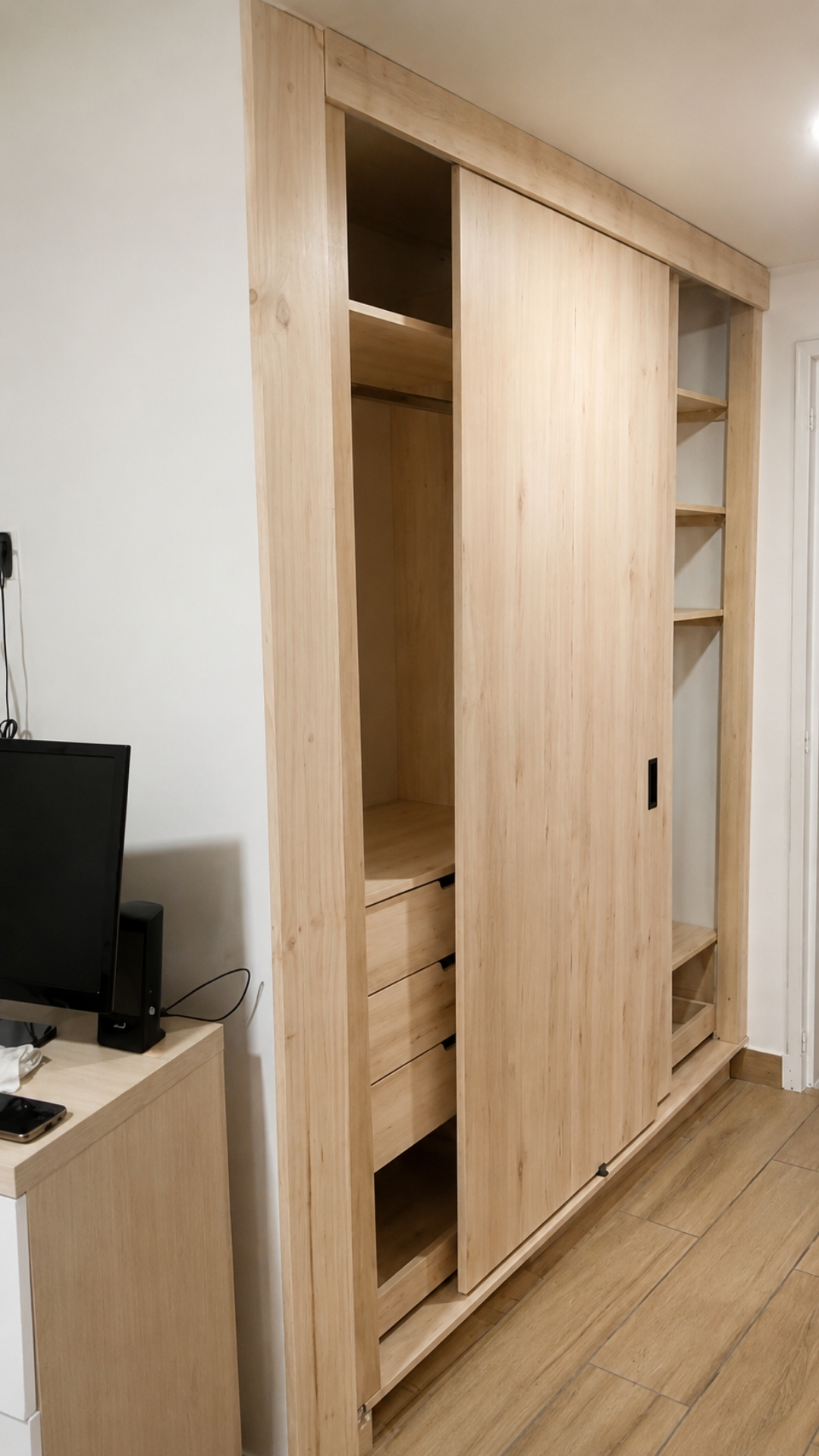 Closet a medida en proyecto Camino Real, Cali