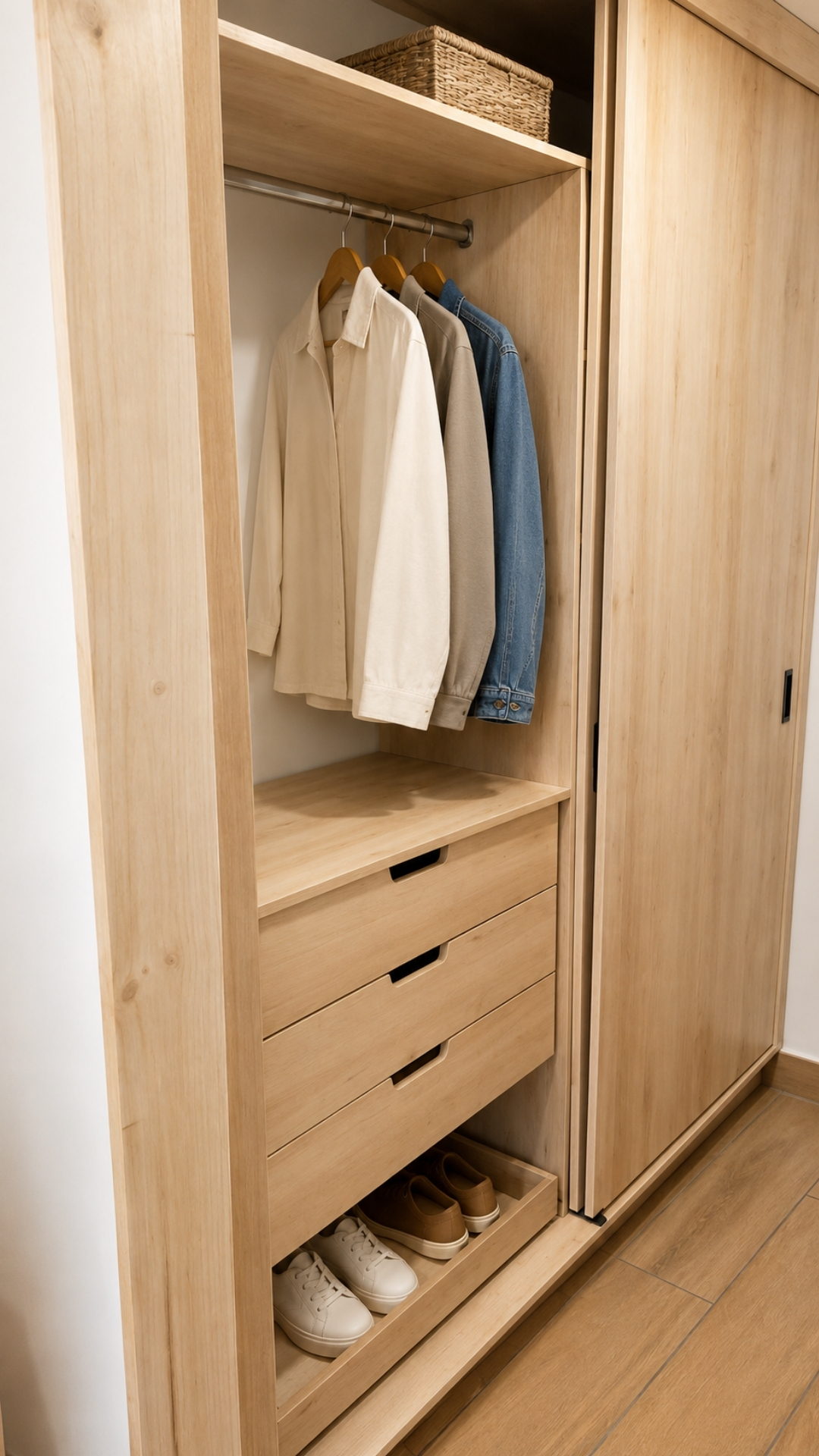 Closet a medida en proyecto Camino Real, Cali — segundo módulo