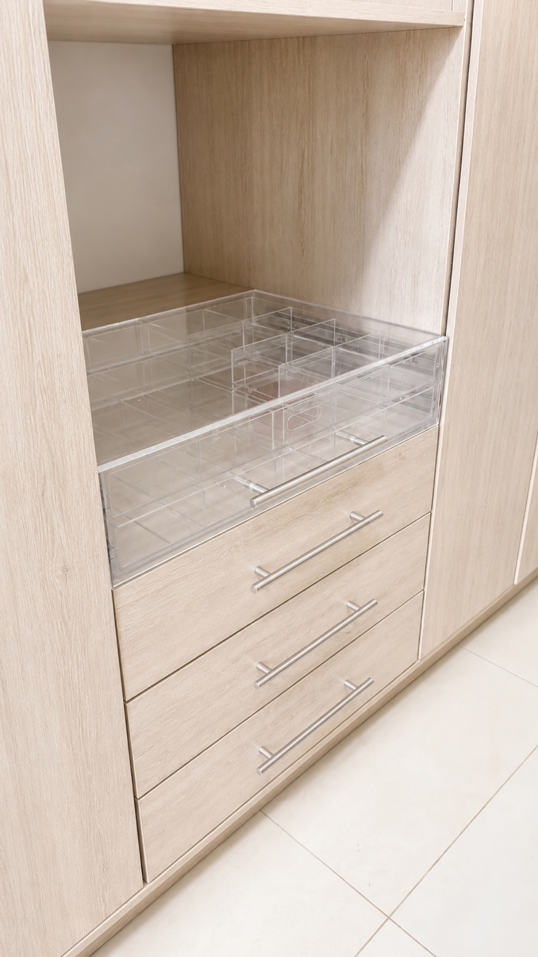 Solución de diseño de closet en proyecto Robles del Castillo, Cali — módulo