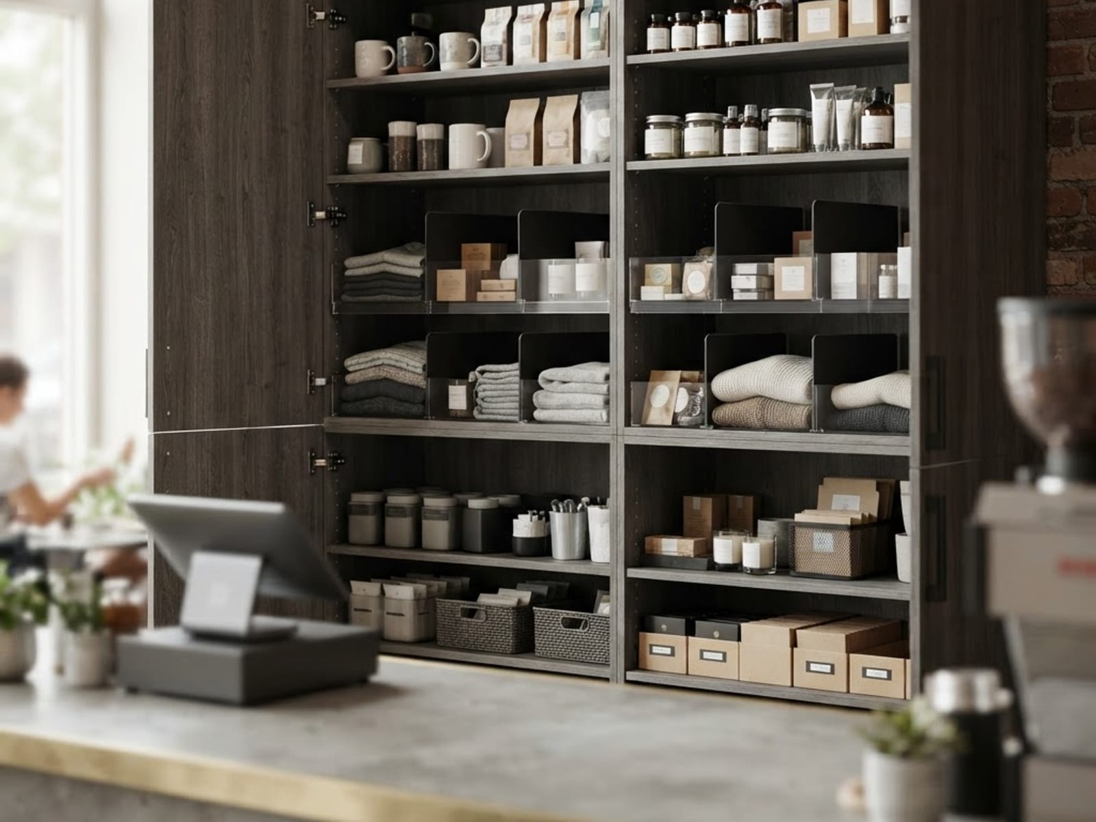 Mobiliario Comercial a Medida en Cali — Detalle, organización interior (proyecto Integra Espacios)
