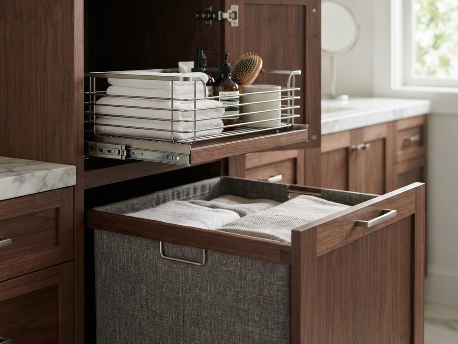 Muebles de Baño a Medida en Cali — Accesorio, función premium (proyecto Integra Espacios)