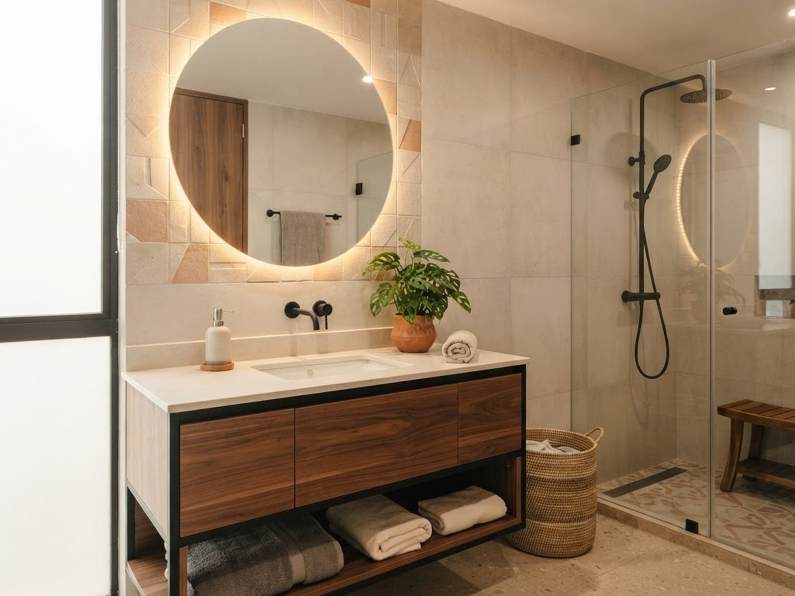 Muebles de Baño a Medida en Cali — Ambiente final, contexto (proyecto Integra Espacios)