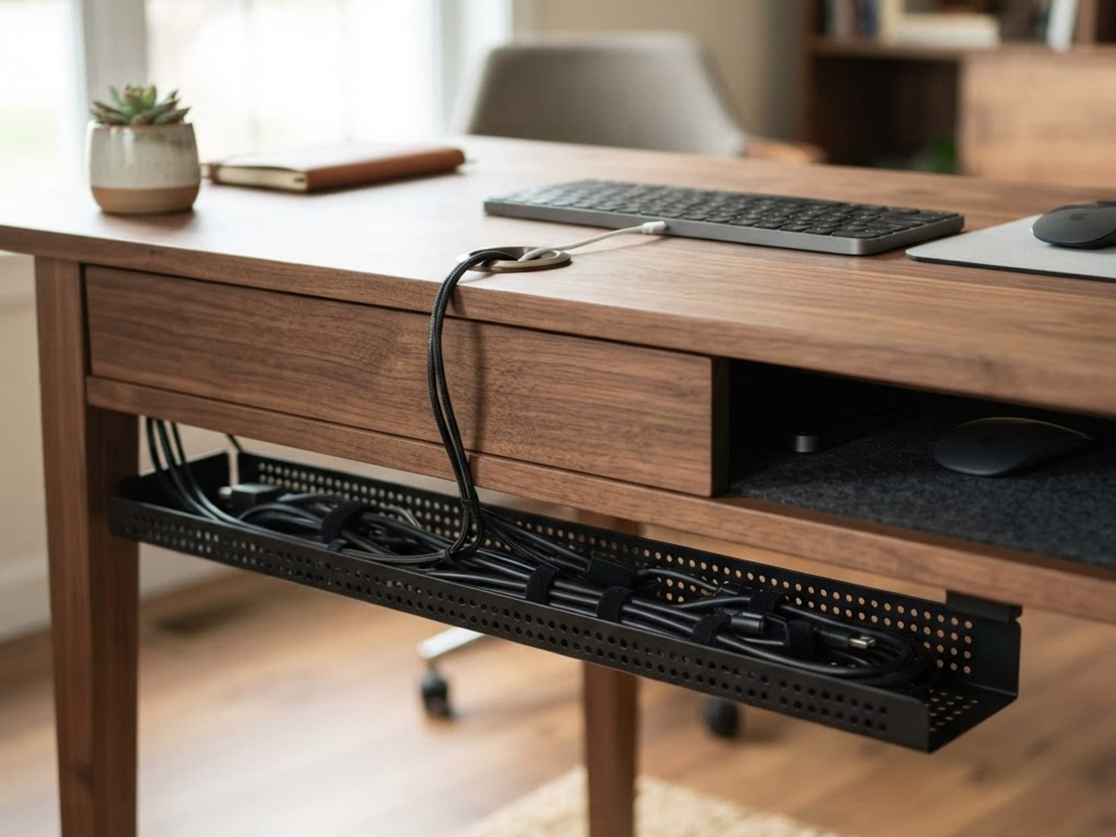 Muebles para Home Office a Medida en Cali — Accesorio, función premium (proyecto Integra Espacios)