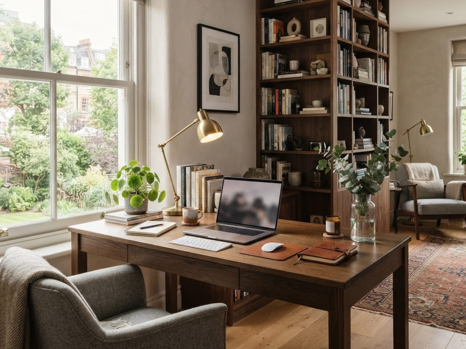 Muebles para Home Office a Medida en Cali — Ambiente final, contexto (proyecto Integra Espacios)