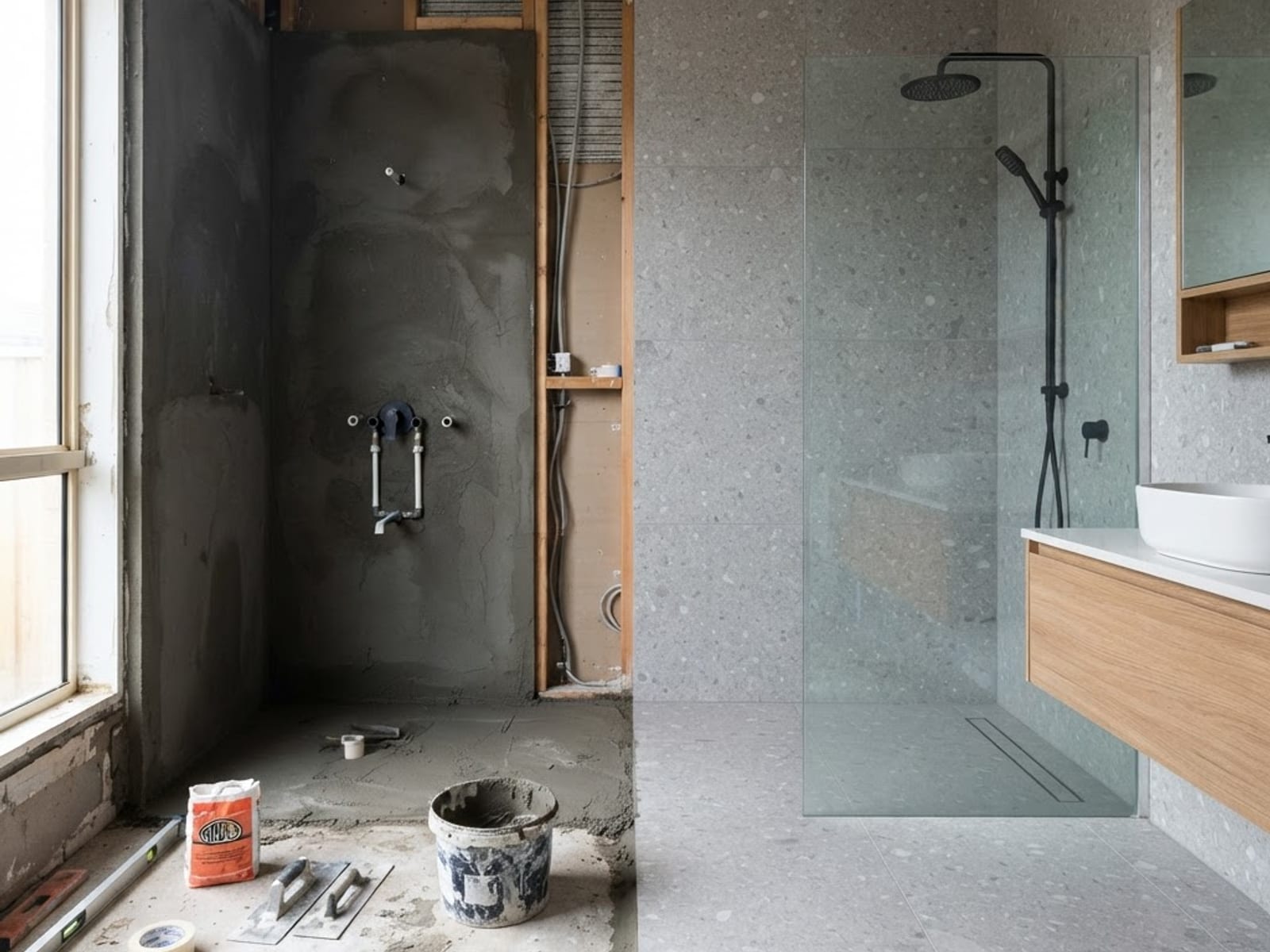Remodelación Integral de Baños en Cali — Antes / después, comparativo (proyecto Integra Espacios)