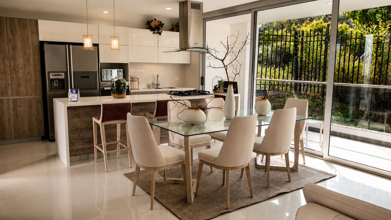Cocina remodelada — plano general del resultado final